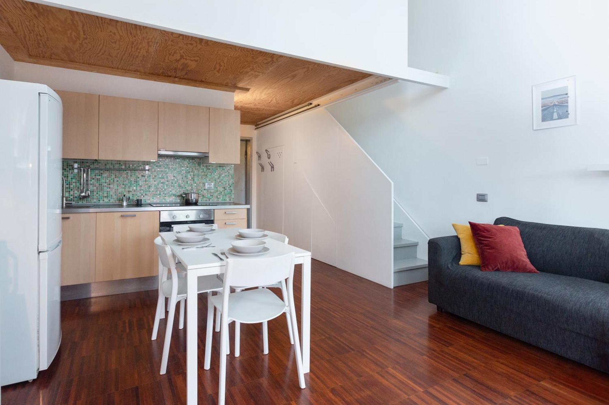 White And Brown Exclusive Loft With Terrace - Free Parking - M2 Station Apartment มิลาน ภายนอก รูปภาพ